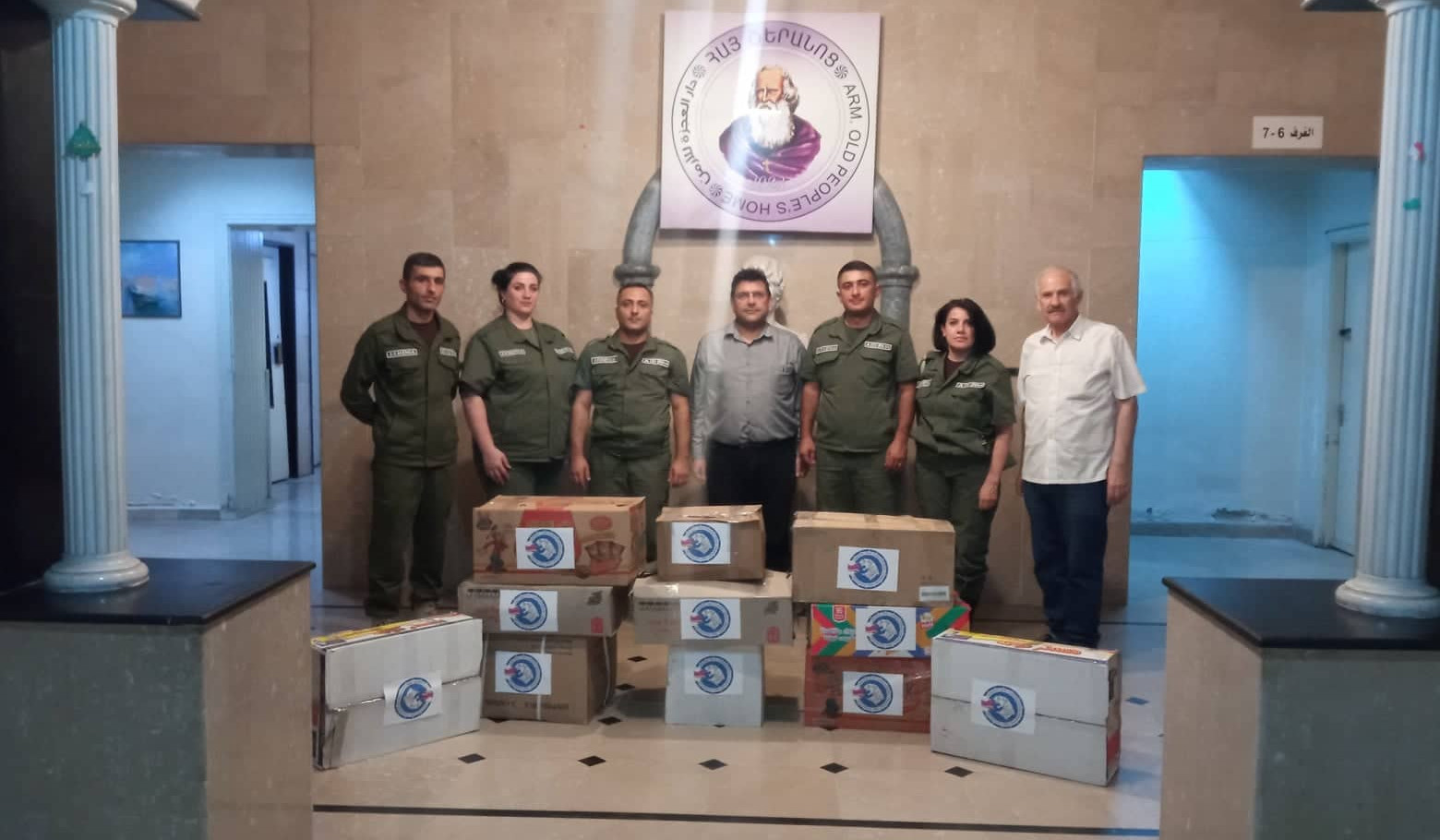 Հայաստանի հումանիտար առաքելության բժշկական խումբը Հալեպի «Հայ ծերանոցին» է փոխանցել բժշկական պարագաներ