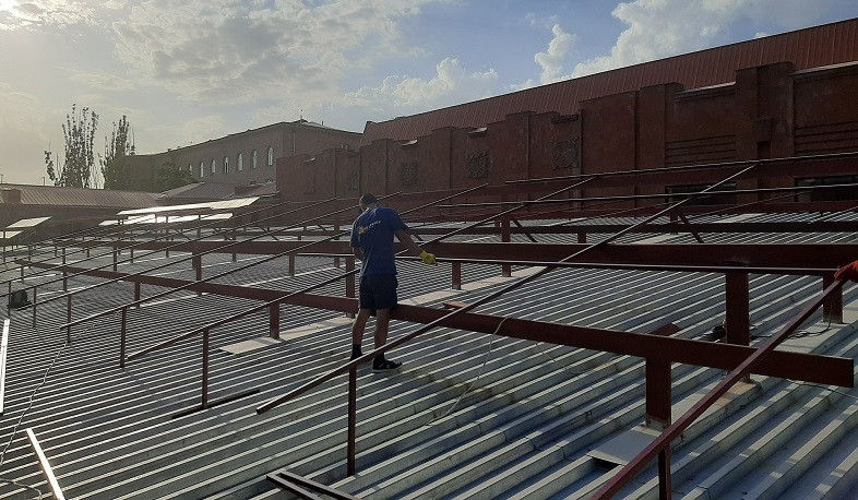 ԵՊՀ-ում իրականացվում են արևային ֆոտովոլտային կայանի տեղադրման աշխատանքներ