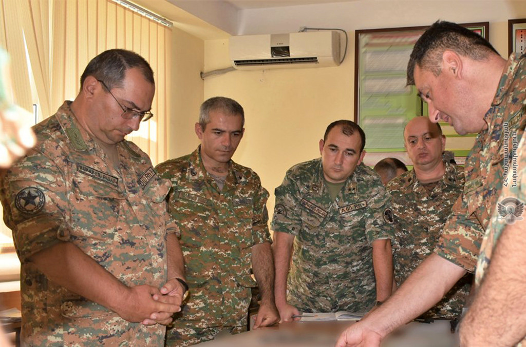 Անցկացվել է ցուցադրական հրամանատարաշտաբային զորավարժություն