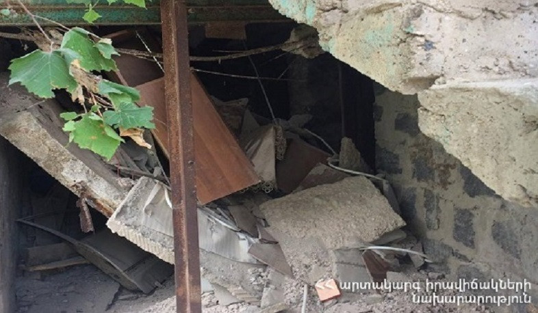 Փլուզում Քաղսի գյուղում․ տուժածներ չկան