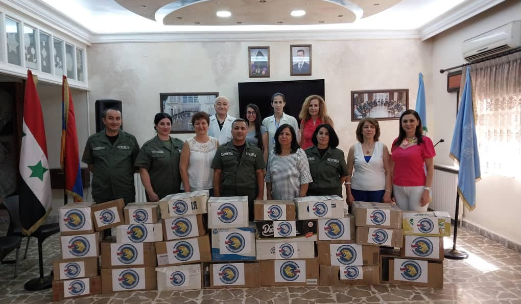 Հայ բժիշկները Հալեպի «Դարմանատուն» կենտրոնին բժշկական և առողջապահական պարագաներ են փոխանցել