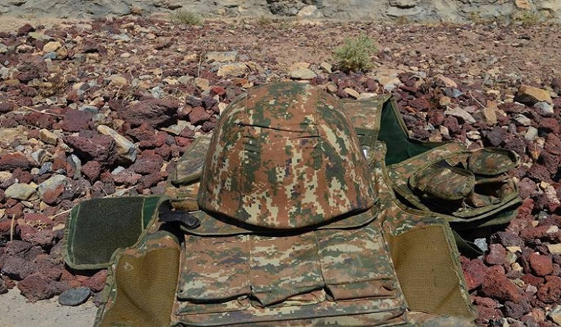 Armenian soldier killed by a shot from Azerbaijani side