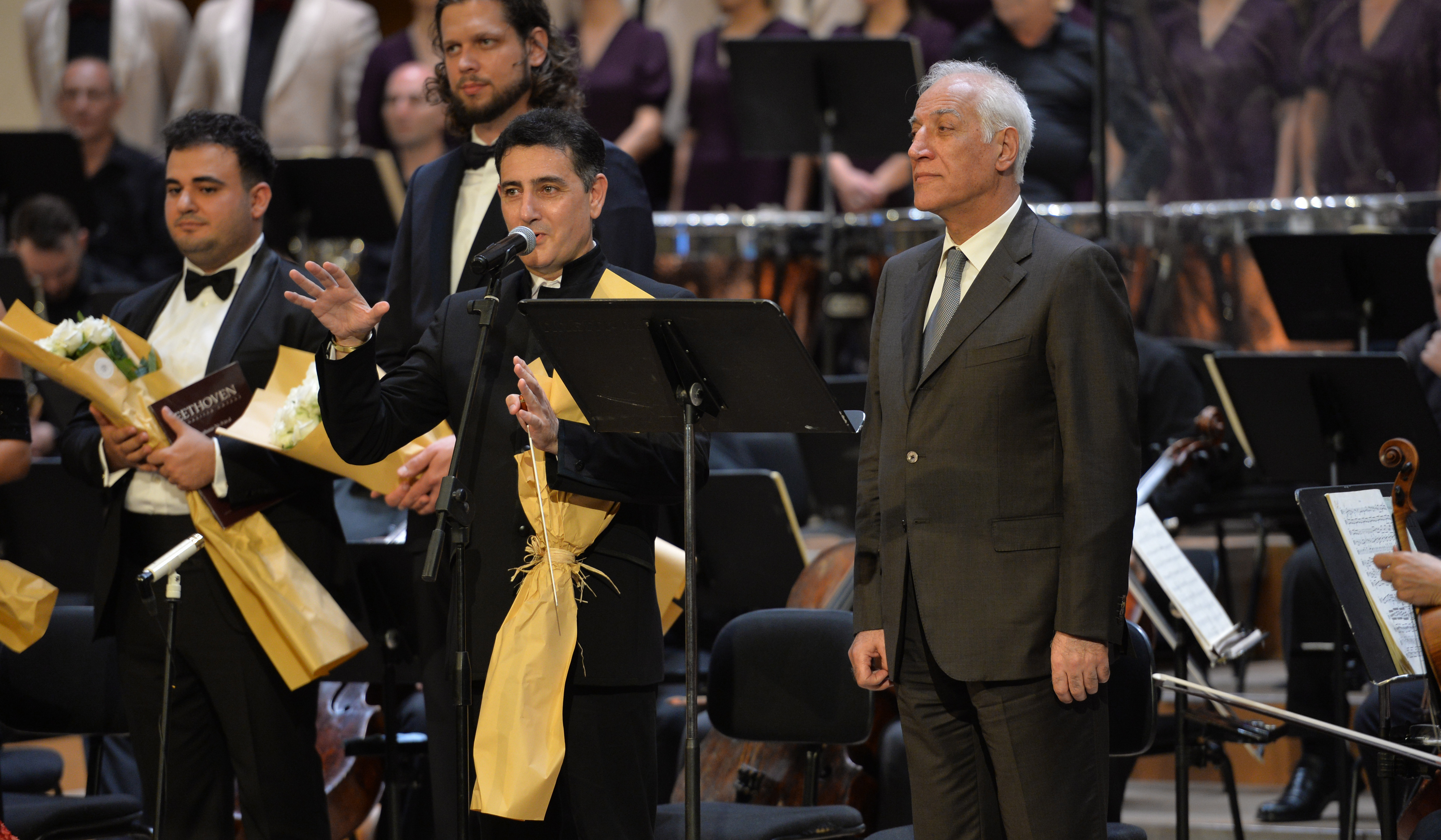 President Vahagn Khachaturyan attends an event dedicated to Maestro Ohan Duryan’s 100th birth anniversary