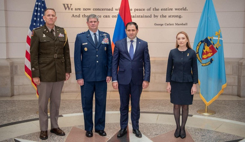 Սուրեն Պապիկյանն այցելել է ԱՄՆ Ազգային պաշտպանության համալսարան. քննարկվել են համագործակցությանը վերաբերող հարցեր