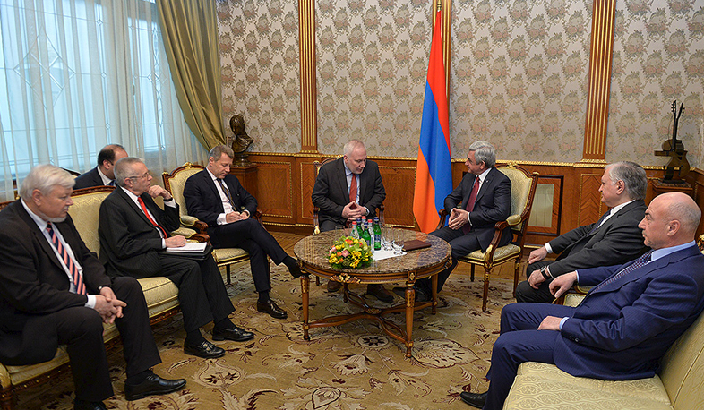 President Sargsyan receives Minsk Group co-charis