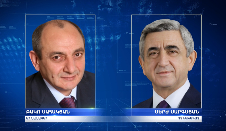 Bako Sahakyan congratulated Serzh Sargsyan