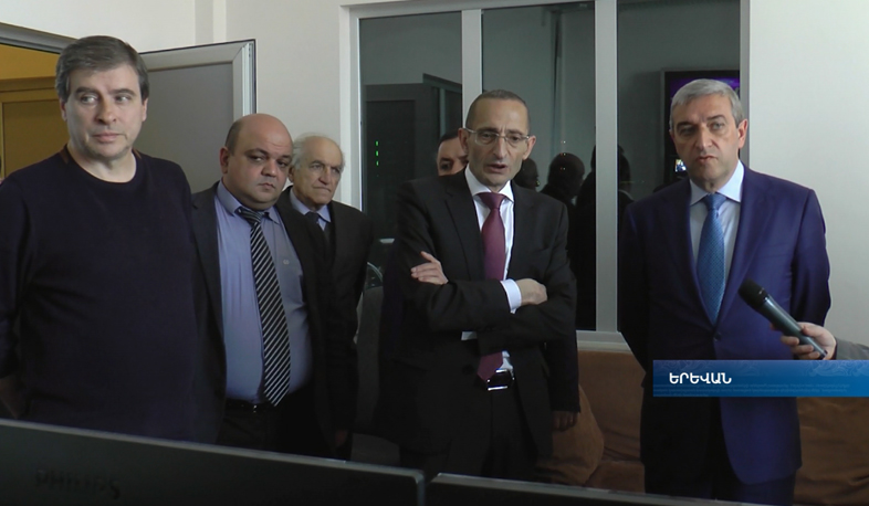 Նախարար Մարտիրոսյանը ծանոթացել է հեռարձակումը կառավարող կայանի հնարավորություններին