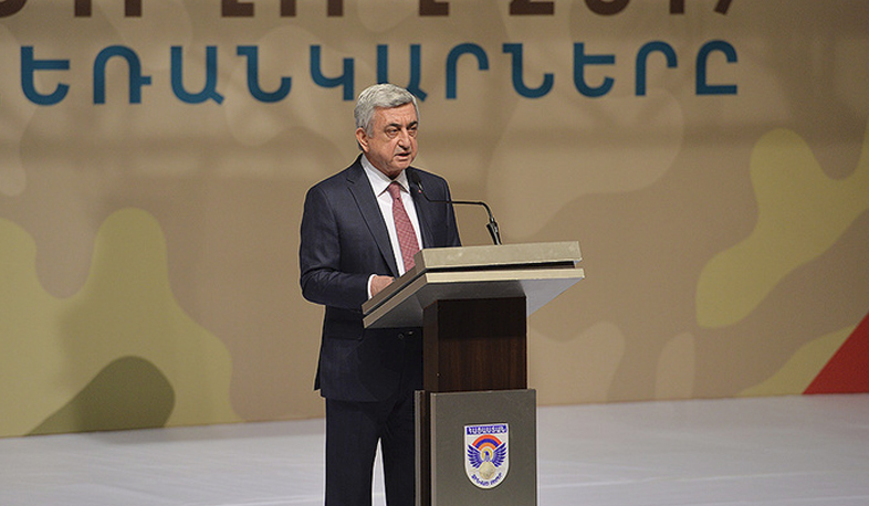 Serzh Sargsyan: nation-garderner in time of peace, whereas nation-army in time of danger