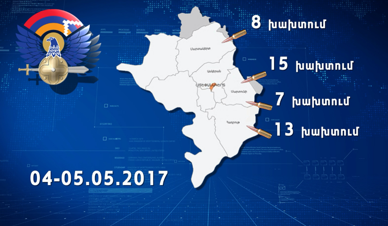 730 shots on Artsakh border