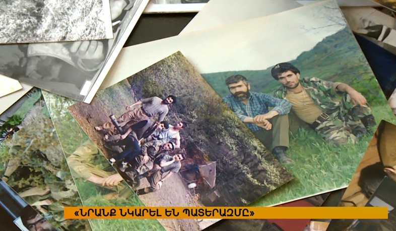 A book telling about 34 cameramen who shot Artsakh war, recently published
