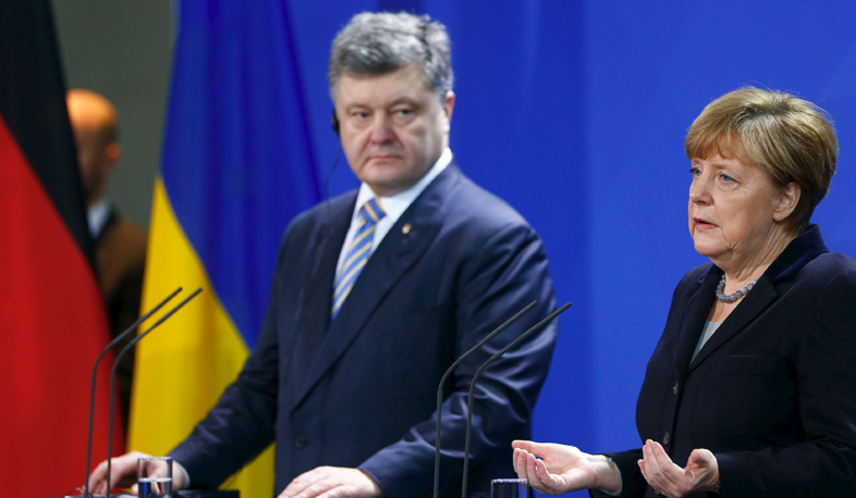 Պորոշենկոն քննարկել է Ուկրաինայի վիճակը Մերկելի հետ