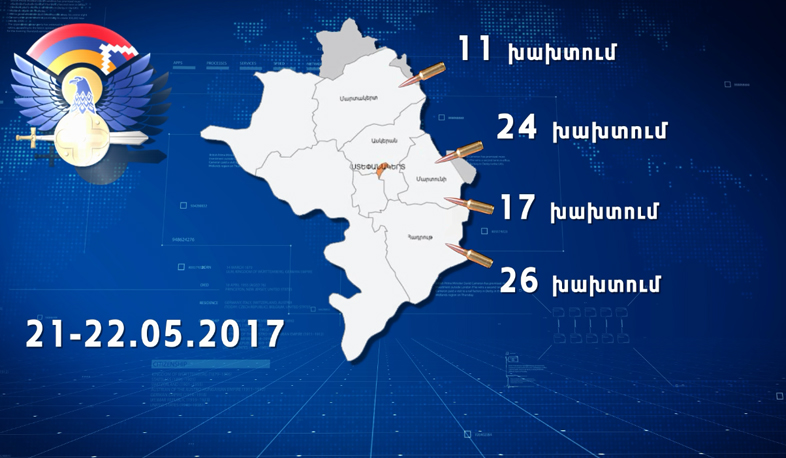Ադրբեջանն 80 անգամ խախտել է հրադադարը