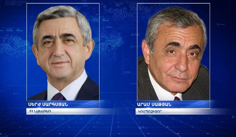 President Sargsyan congratulates Aram Satyan on the occasion of his anniversary