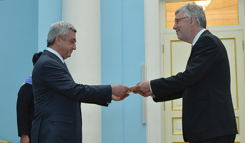 Բելգիայի նորանշանակ դեսպանը իր հավատարմագրերն է հանձնել ՀՀ Նախագահին