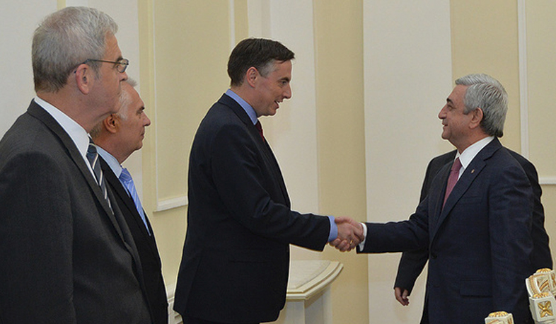 Նախագահը ընդունել է Եվրոպական խորհրդարանի արտաքին հարաբերությունների հանձնաժողովի պատվիրակությանը