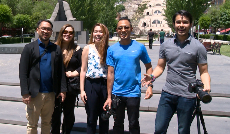 Ֆիլիպինցի լրագրողները հիանում են Հայաստանով