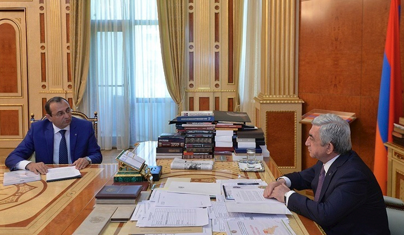 Արծվիկ Մինասյանը ՀՀ Նախագահին զեկուցել է բնապահպանական բարեփոխումների մասին