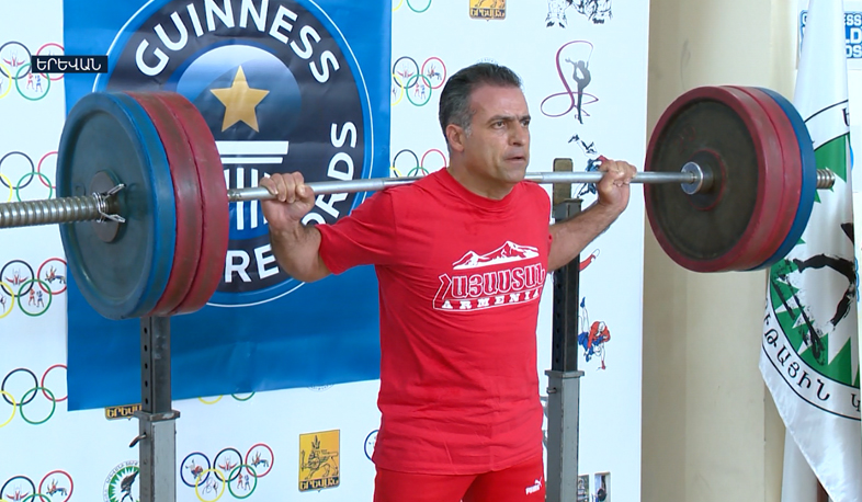 Guinness record holder Hrachya Arakelyan surpassed his previous record