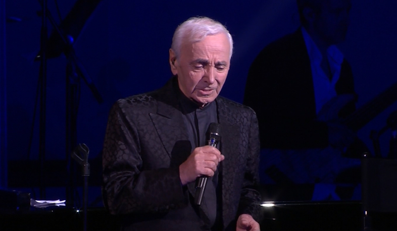 Charl Aznavour's star on the Hollywood Walk of Fame