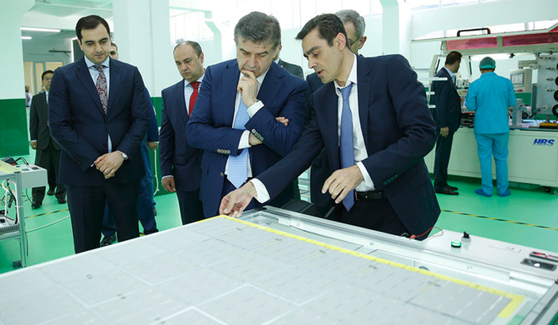 First factory producing solar panels opened