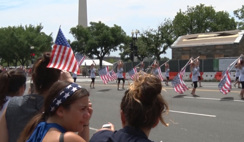 Հուլիսի 3-ին Վաշինգտոնում տեղի ունեցավ Անկախության տոնին նվիրված շքերթը