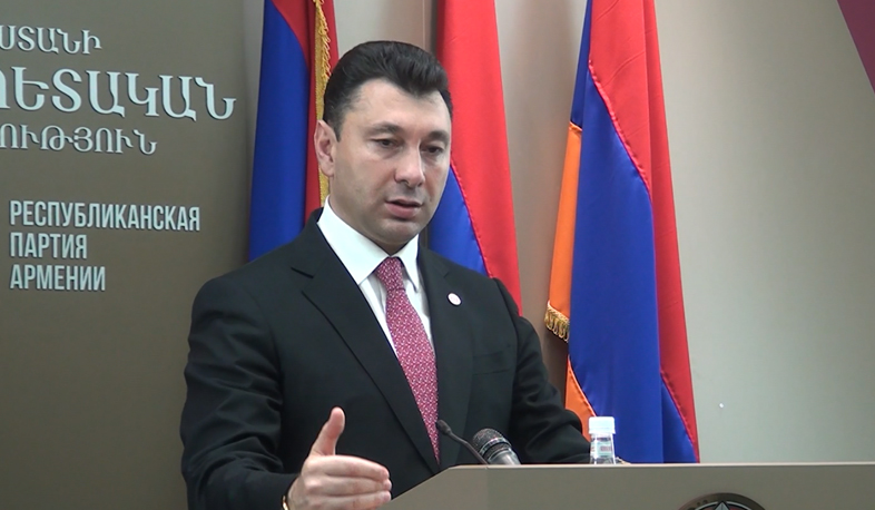 E. Sharmazanov: Turkey should keep its hands away from Artsakh issue