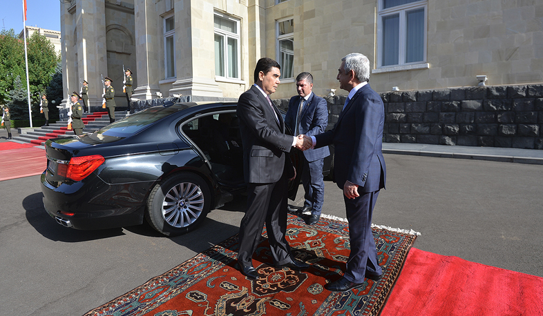 Turkmenistan President is in Armenia on official visit