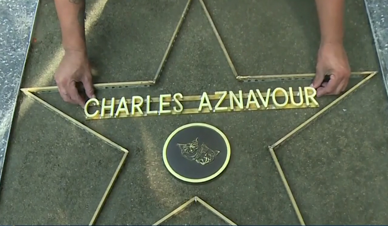 Charles Aznavour to receive Hollywood Walk of Fame star