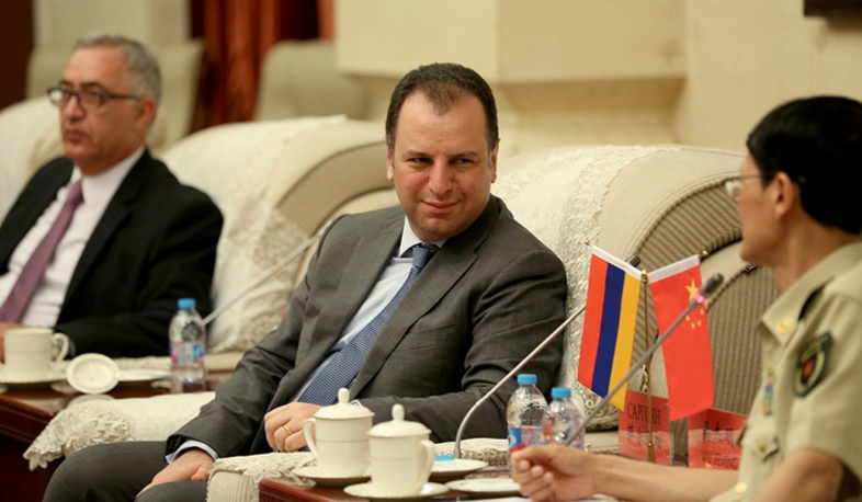 Vigen Sargsyan’s lecture in National Defense Academy of China