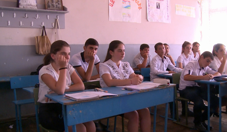 Educational problems in Armavir’s Yeghegnut village school