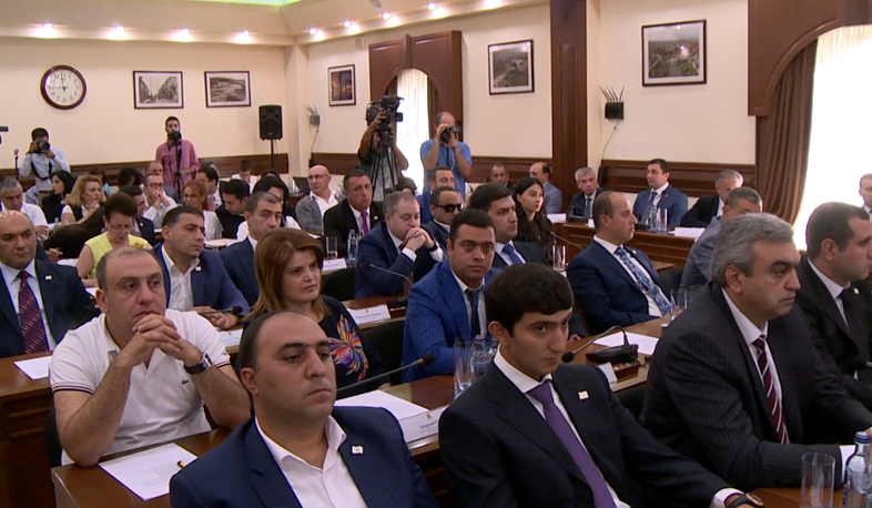 City council session in Yerevan