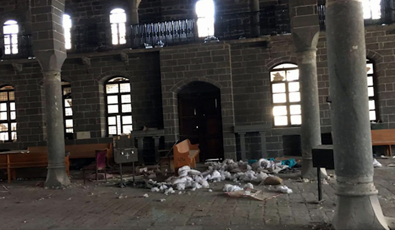 Plunder in St. Giragos Armenian church of Turkey