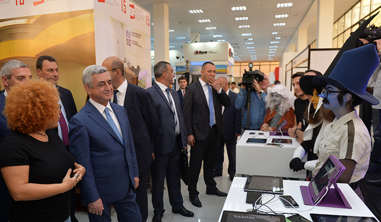 ՀՀ Նախագահը ներկա է գտնվել «ԴիջիԹեք էքսպո-2017» ցուցահանդեսի բացմանը