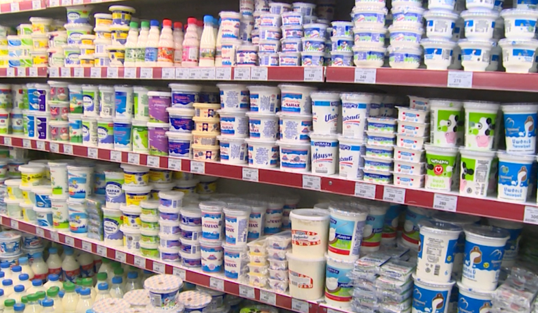 Dairy products without milk