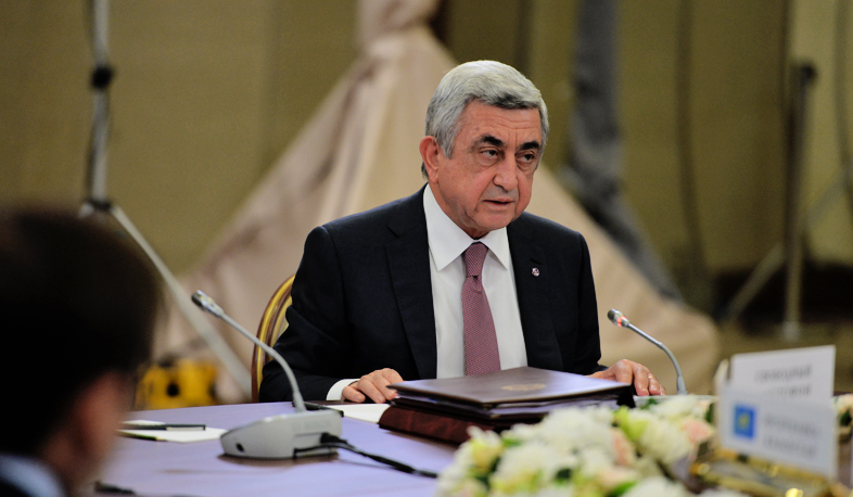 ՀՀ նախագահը մասնակցում է ԱՊՀ պետությունների ղեկավարների խորհրդի նիստին
