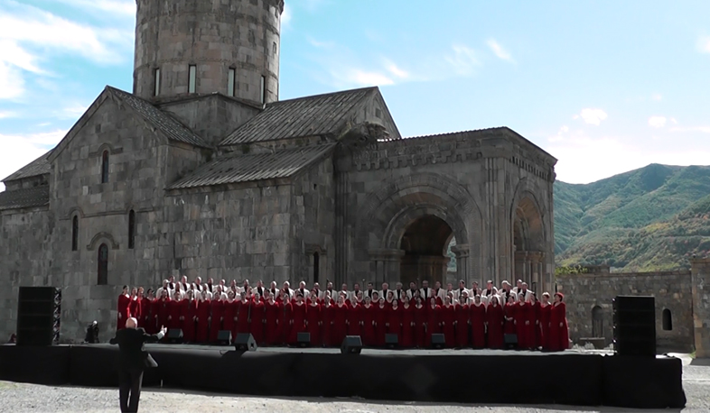 Maestro Chekijyan’s choir concert in Tatev