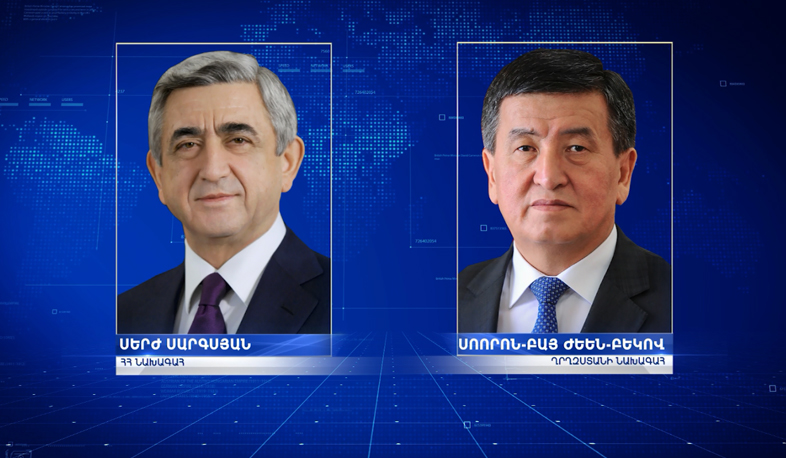 President Sargsyan congratulates new President of Kyrgyzstan