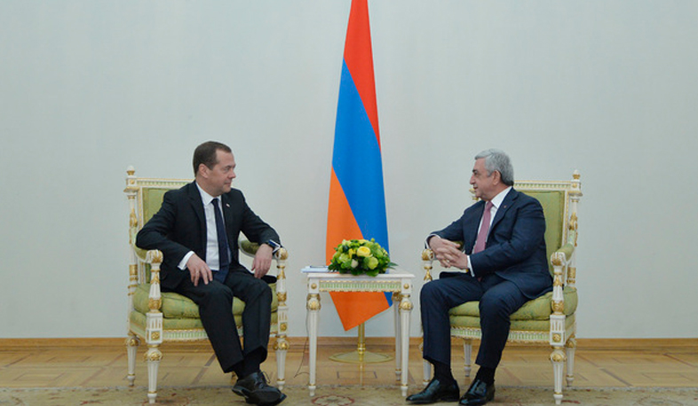 RA President receives Head of RF Prime Minister Dmitry Medvedev