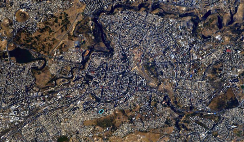 Yerevan from Space