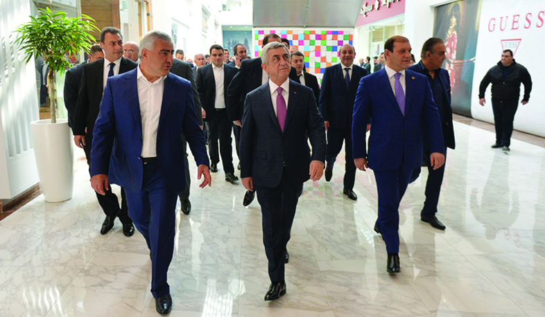 ՀՀ Նախագահը ներկա է գտնվել «Ռիո մոլ» առևտրի և ժամանցի կենտրոնի բացման արարողությանը