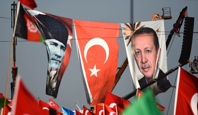 ՆԱՏՕ-ի զորավարժության թշնամական թիրախները Աթաթուրքի և Էրդողանի պատկերով