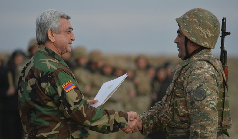 ՊԲ զորավարժություններ Արցախում