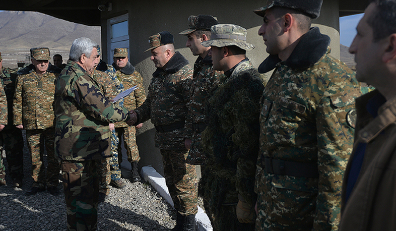 Արցախում Նախագահին ներկայացրել են հայկական արտադրության նոր զինտեխնիկան