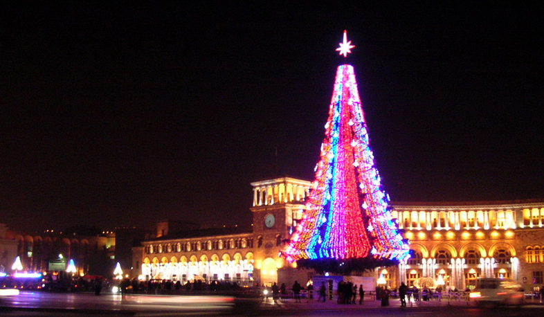 First days of New Year in Yerevan
