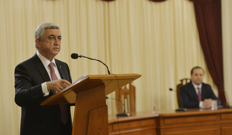 Հայաստանում բռնությամբ և զենքով ոչ մի հարց չի լուծվելու. ՀՀ նախագահ