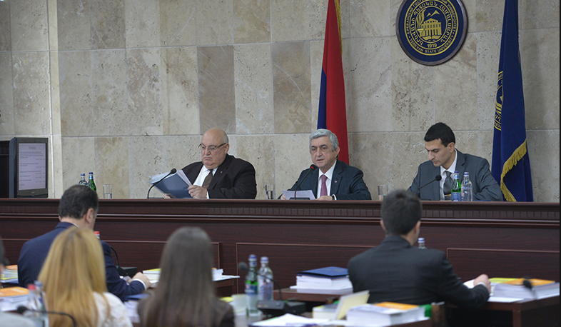 ՀՀ Նախագահի ուղերձները ԵՊՀ-ից