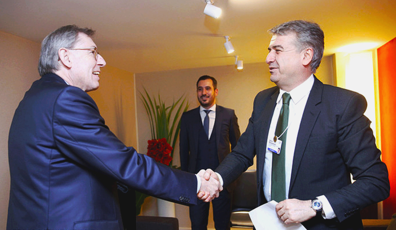 Встречи премьер-министра Карапетяна в Давосе