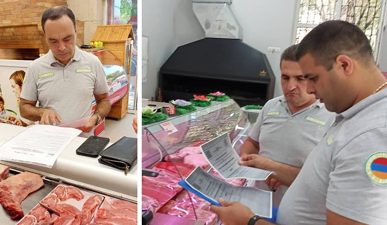 Տեսչական մարմնի աշխատակիցները կասեցրել են մոտ 108 կգ մսի վաճառքը