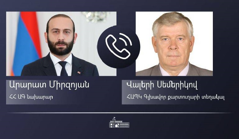 Phone conversation of Foreign Minister of Armenia and CSTO Deputy Secretary General