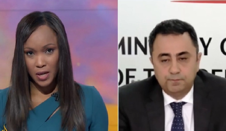 ԱԳ նախարարի տեղակալ Վահե Գևորգյանի հարցազրույցը Al Jazeera English հեռուստաընկերությանը